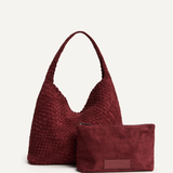 AUDREY SHOULDER BAG - MERLOT