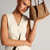 OLIVIA HANDLE BAG - MOCHA