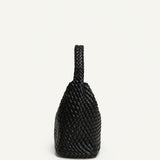 ANGIE HANDLE BAG - BLACK