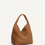 ANGIE HANDLE BAG - CARAMEL