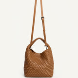 ANGIE HANDLE BAG - CARAMEL
