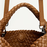 ANGIE HANDLE BAG - CARAMEL