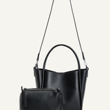 NAOMI HANDLE BAG - BLACK