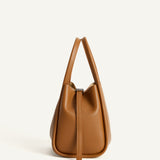 NAOMI HANDLE BAG - CARAMEL
