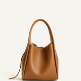 NAOMI HANDLE BAG - CARAMEL