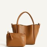 NAOMI HANDLE BAG - CARAMEL