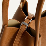 NAOMI HANDLE BAG - CARAMEL