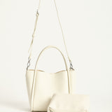 NAOMI HANDLE BAG - IVORY