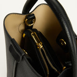 SABRINA HANDLE BAG - BLACK