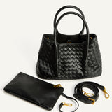 OLIVIA HANDLE BAG - BLACK