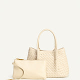 OLIVIA HANDLE BAG - IVORY