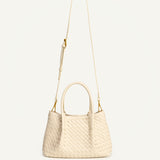 OLIVIA HANDLE BAG - IVORY
