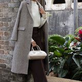 ZOE HANDLE BAG – STONE