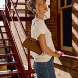 SOFIA SHOULDER BAG – CHOCOLATE