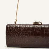 KIM CLUTCH – ESPRESSO