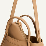 ARIANA HANDLE BAG – MOCHA MOUSSE