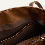 MILA SHOULDER BAG – CHOCOLATE