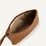 RUBY WRISTLET POUCH - CARAMEL