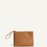 RUBY WRISTLET POUCH - CARAMEL