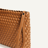RUBY WRISTLET POUCH - CARAMEL